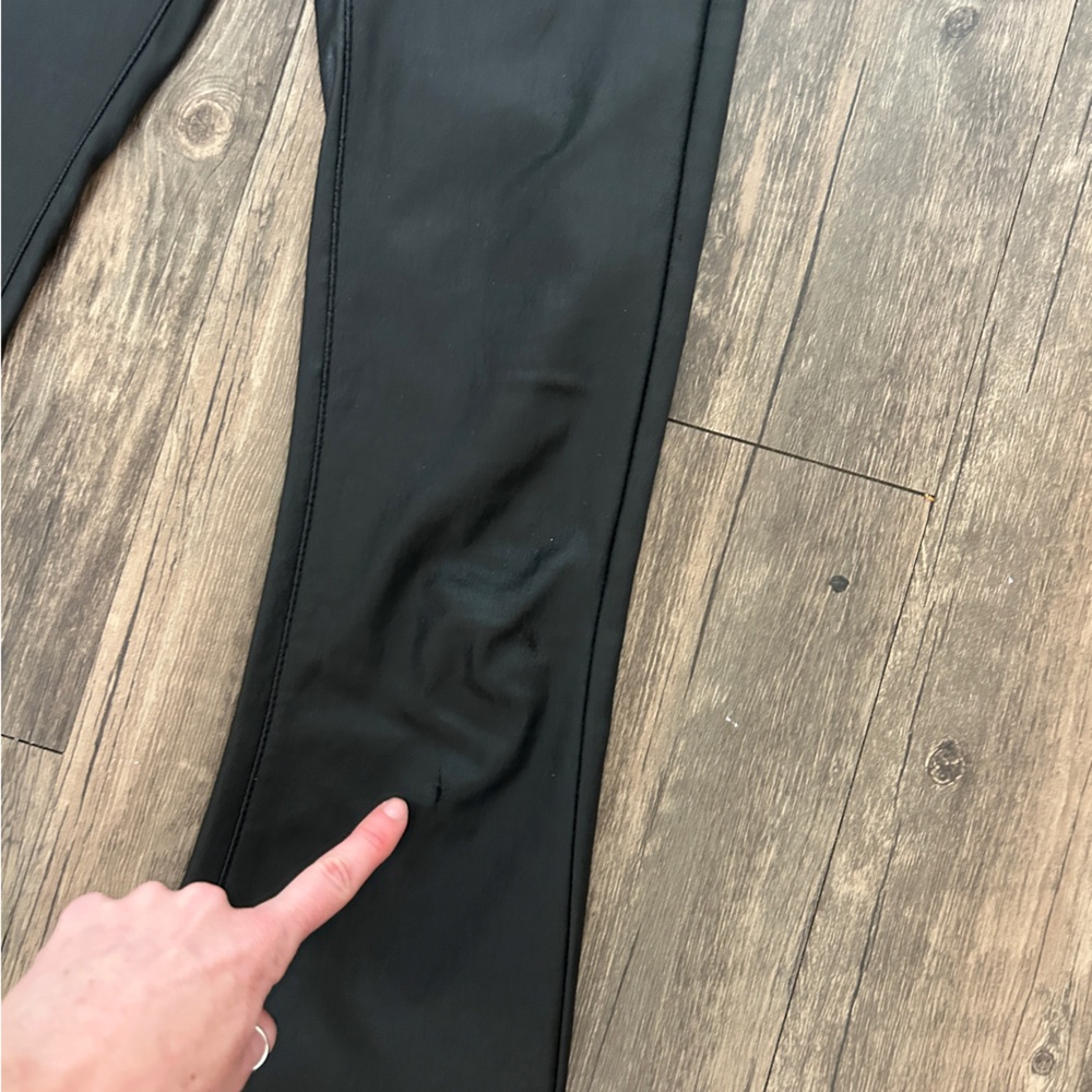Edikted Flare Leather Pant - Picture 4 of 6